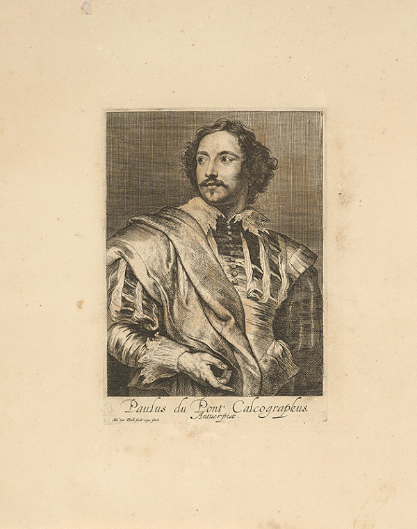 Anthony van Dyck – Portrét maliara Paula Pontia 