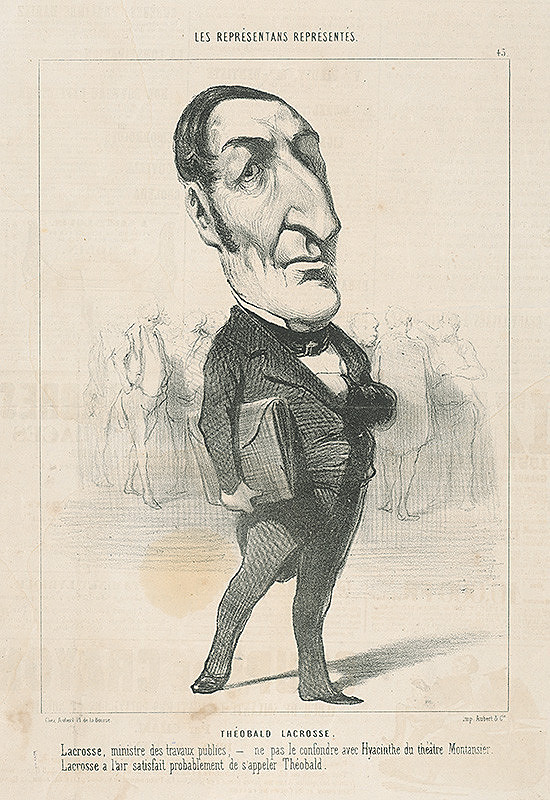 Honoré Daumier – Théobald Lacrosse 