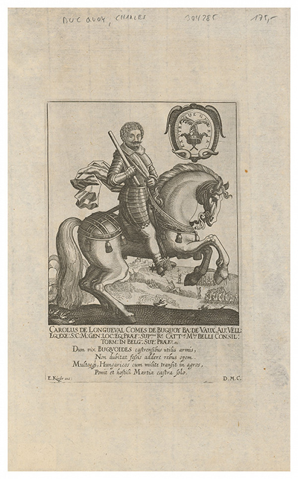 Eberhard Kieser – Portrét grófa Karola Buquoya 