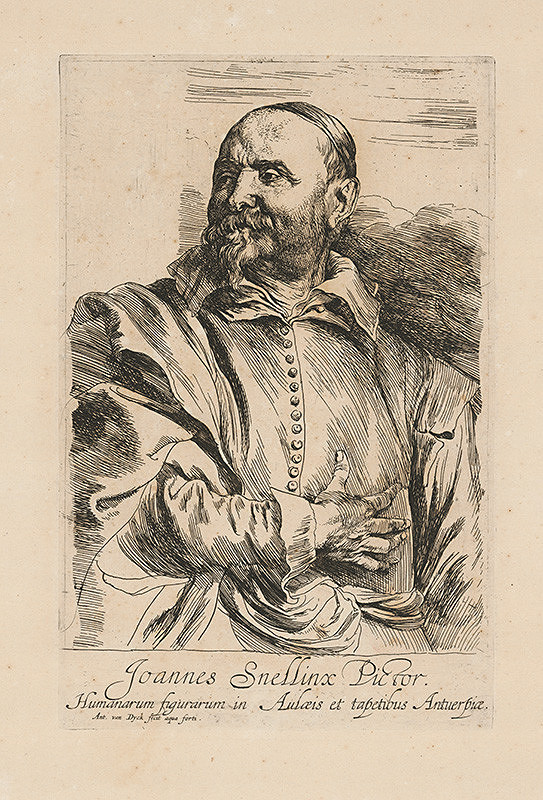 Anthony van Dyck – Joannes Snellinx, antverpský maliar figuralista 