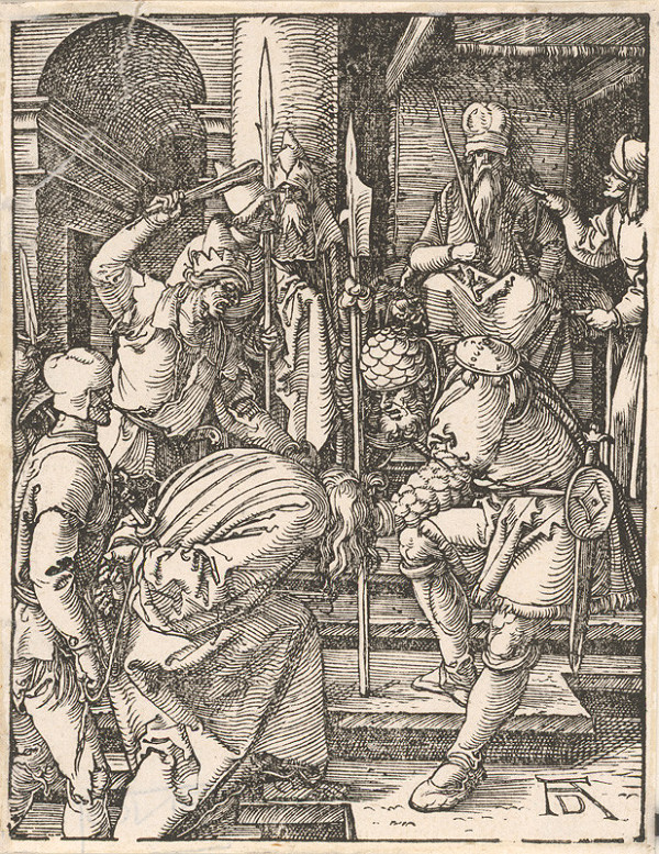 Albrecht Dürer – Kristus pred Pilátom 