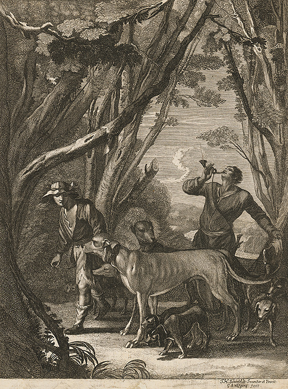 Johann Heinrich Schönfeld, Georg Andreas Wolfgang st. – Príprava lovu 