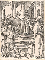 Albrecht Dürer – Kristus pred Pilátom 