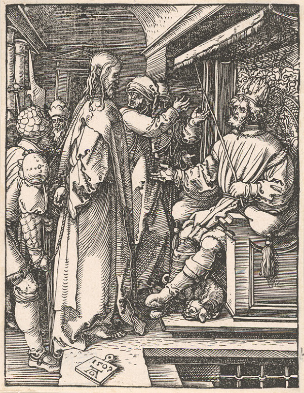 Albrecht Dürer – Kristus pred Herodesom 