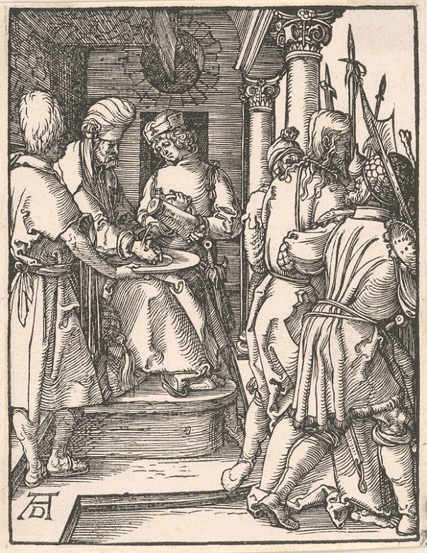 Albrecht Dürer – Pilát si umýva ruky 