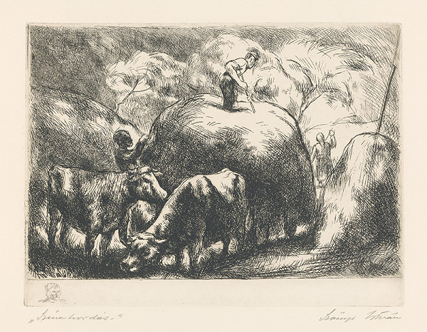 István Szönyi – Zvážanie sena 