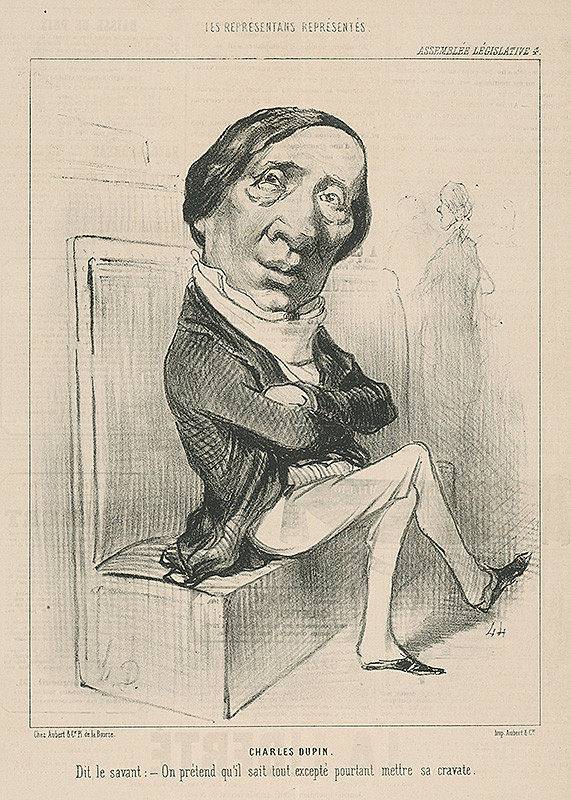 Honoré Daumier – Charles Dupin 
