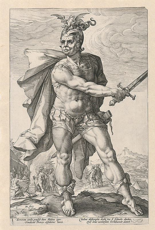 Hendrick Goltzius – Víťazný rímsky legionár 