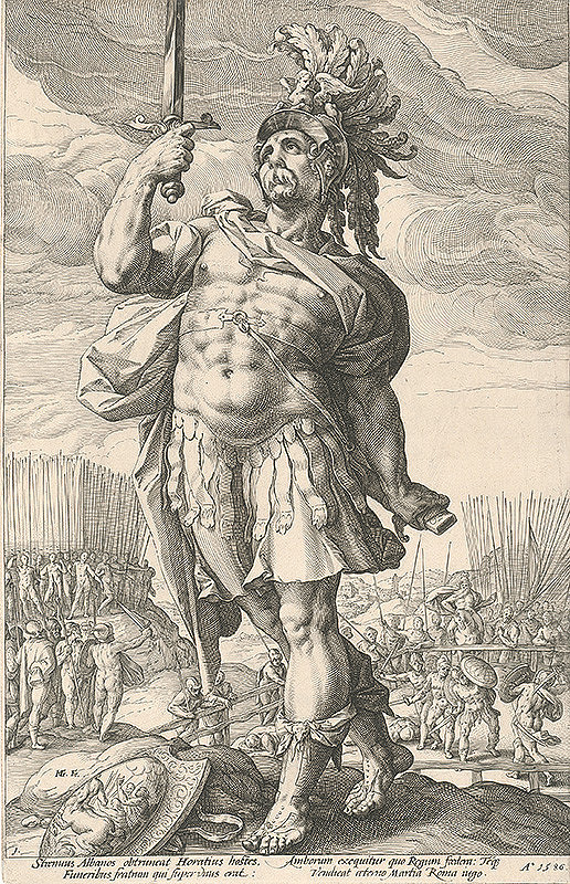Hendrick Goltzius – Publius Horatius (1) 