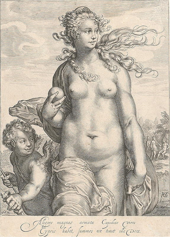 Hendrick Goltzius – Venuša a Amor 