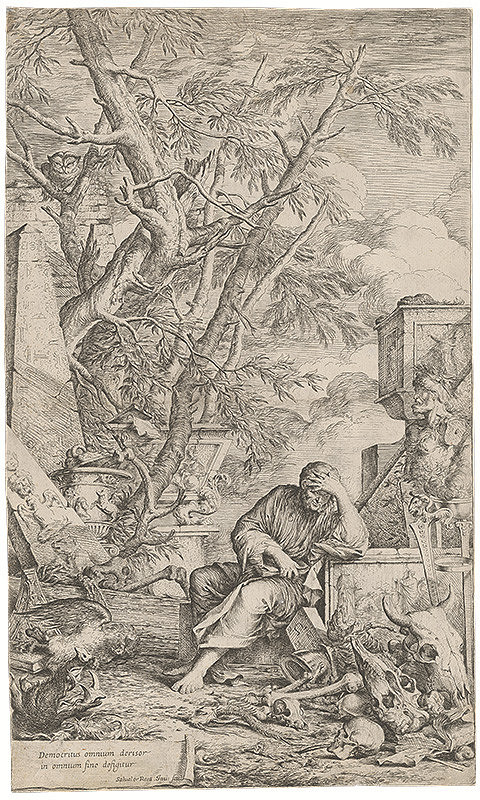 Salvator Rosa – Democritos 
