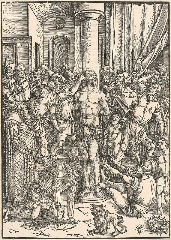 Albrecht Dürer – Bičovanie Krista 