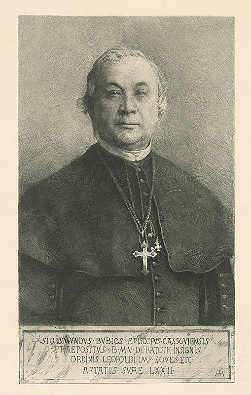 Ákos Aranyossy – Podobizeň košického biskupa Žigmunda Bubiča 