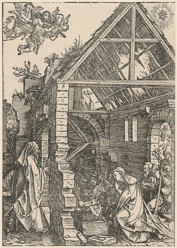 Albrecht Dürer – Narodenie Krista 