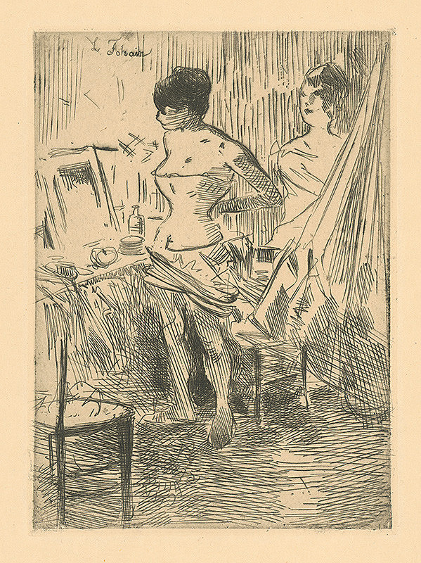 Jean Louis Forain – Preobliekanie 