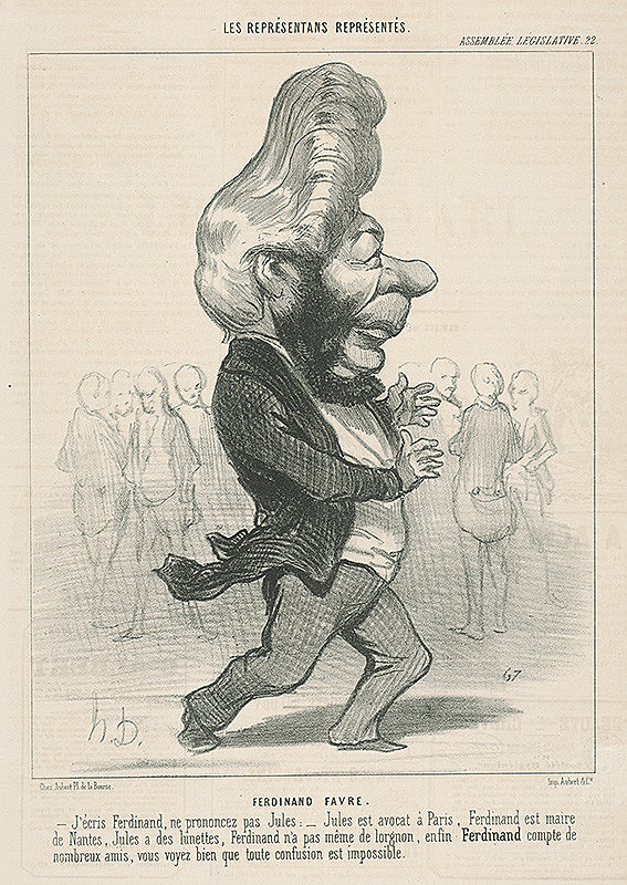 Honoré Daumier – Ferdinand Favre