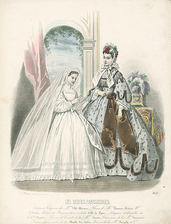 *, Atelier Lacouriere – List z módneho časopisu Les Modes Parisiennes. Modely Mme Plé Horain 