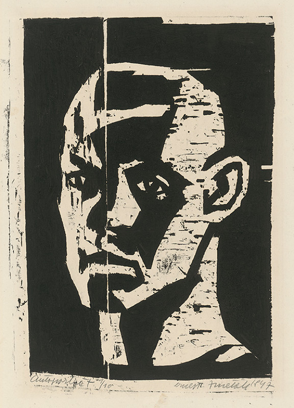 Ernest Zmeták – Self-Portrait 