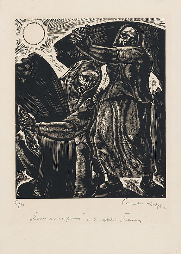 Július Szabó – Ženy so snopami 