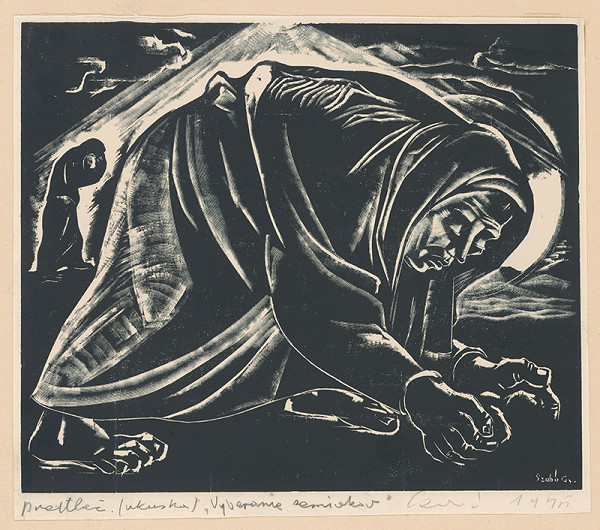 Július Szabó – Vyberanie zemiakov 