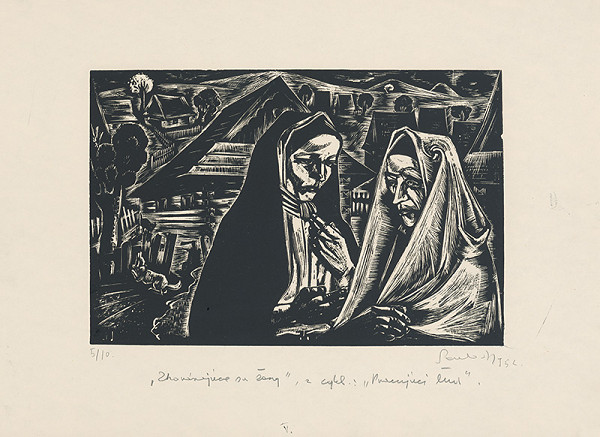 Július Szabó – Zhovárajúce sa ženy 