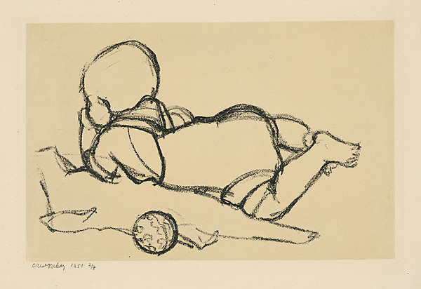 Orest Dubay – Ležiaci chlapček 