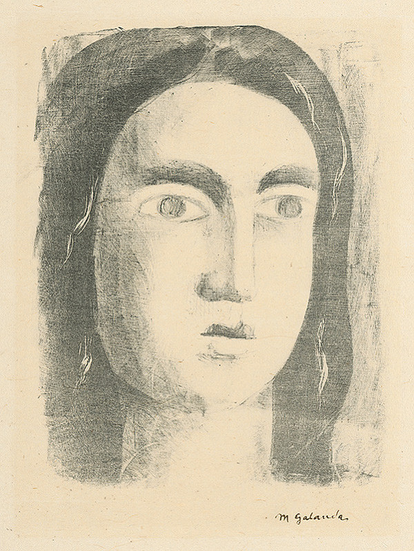 Mikuláš Galanda – Hlava dievčaťa 