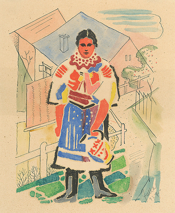 Ľudovít Fulla – Dievča s džbánom 