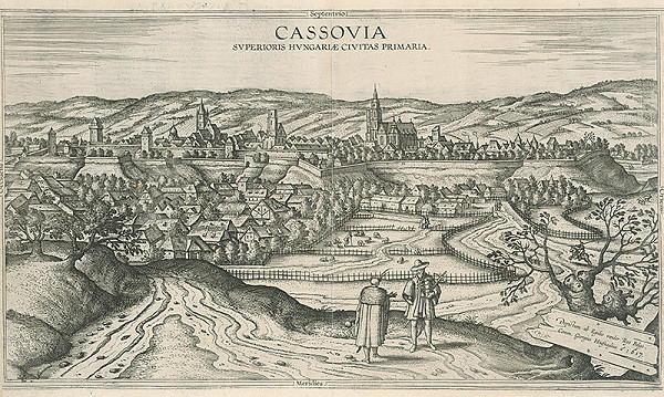 Egidio van der Rye – Pohľad na Košice 