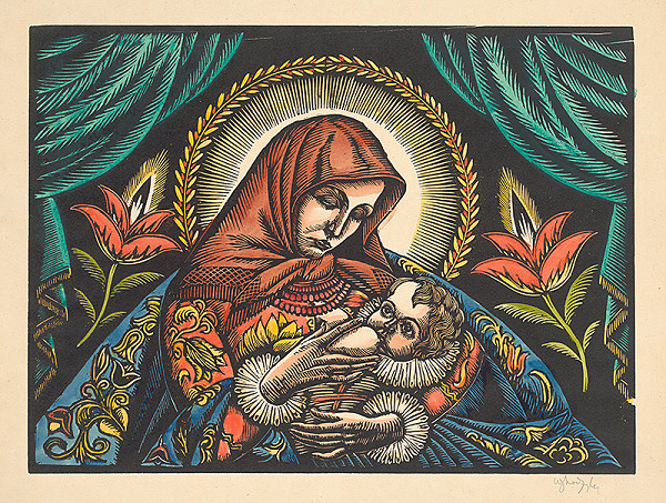 Wladyslaw Skoczylas – Madona 