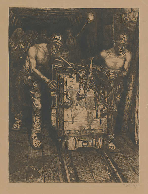 Gejza Angyal – Výjazd z bane 