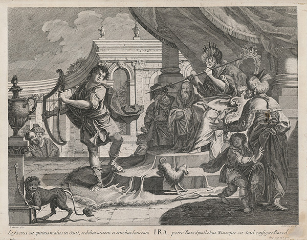 C. Canal, Vincenzo Scozia – David hrá kráľovi Saulovi 