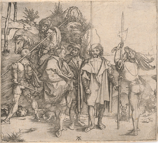 Albrecht Dürer – Landsknechti a turecký jazdec 