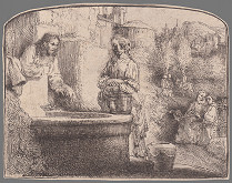 Rembrandt van Rijn – Kristus a samaritánka 
