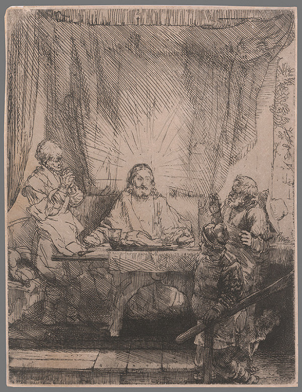 Rembrandt van Rijn – Supper at Emmaus (Christ at Emmaus) 