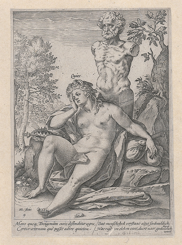 Hendrick Goltzius – Alegória tvorby 