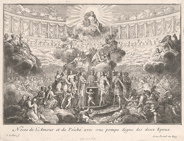 Sebastien Le Clerc st. – Triumf Amora a Psyché 