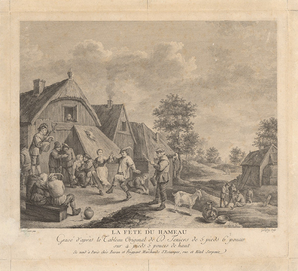Francois Godefroy, David Teniers – Tanec. Sviatok na samote 
