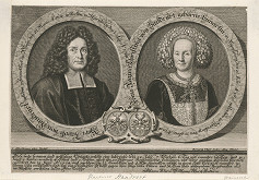 Bernhard Vogel, Johann Leonhard Hirschmann – Dvojportrét manželov Jacoba a Reginy,Christiany von Sandrart 