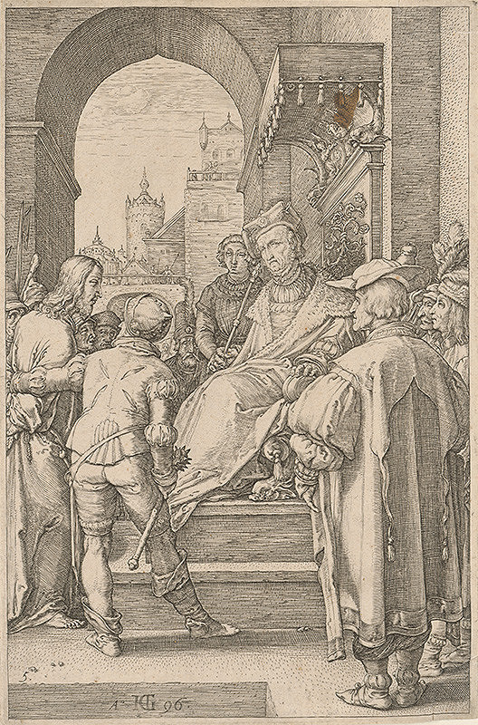 Hendrick Goltzius – Kristus pred Pilátom 