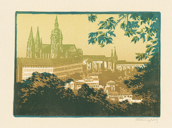 Olexandr  Sofonovyč Paščenko – Pohľad na Prahu 