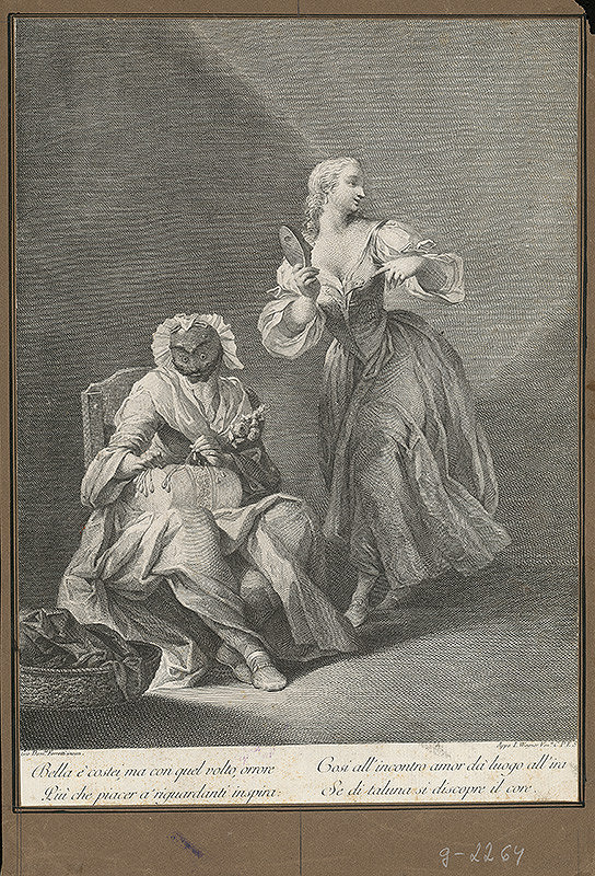 Joseph Wagner, Giovanni Domenico Ferretti – Výjav z talianskej komédie 