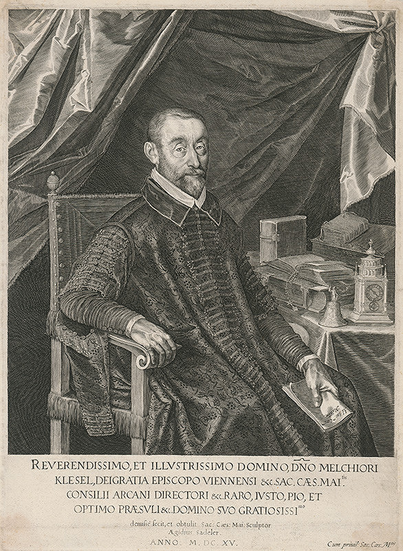 Aegidius Sadeler II. – Portrét biskupa Melchiora Klesla (1553 – 1630) 