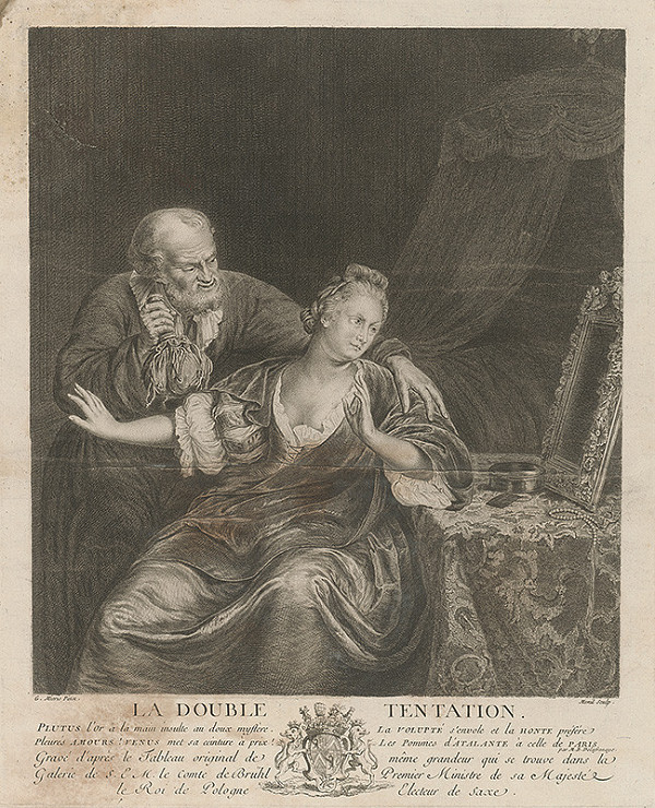 Elie du Mesnil, G. Mieris – Dvojaké pokušenie