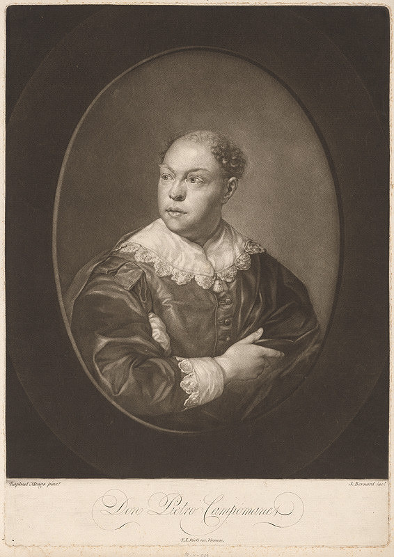 Anton Raphael Mengs, Johann Bernard – Pedro Rodríguez de Campomanes (portrét) 