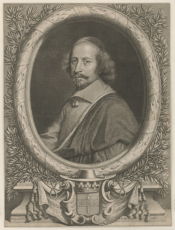 Francois de Poilly, Pierre Mignard – Kardinál Mazarin 