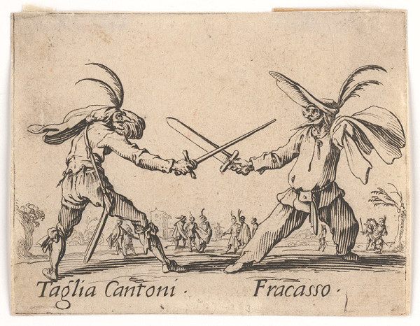 Jacques Callot – Taglia Cantoni a Fracasso 
