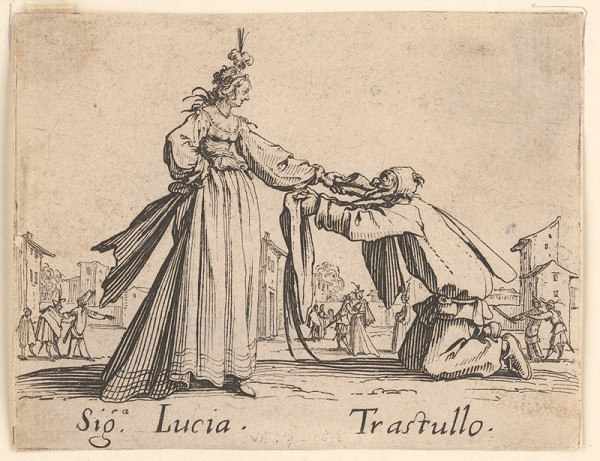 Jacques Callot – Signora Lucia a Trastullo 
