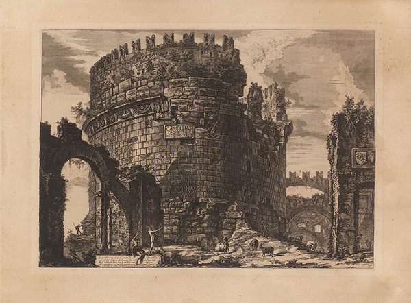 Giovanni Battista Piranesi – Mauzóleum Cecílie Metelli 