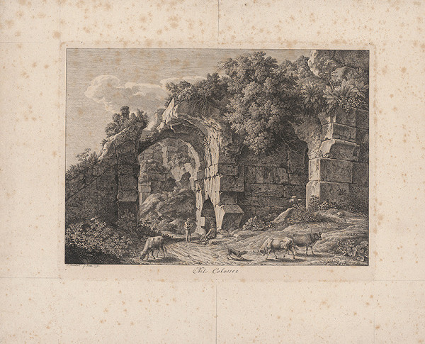 Johann Christian Reinhart – Zrúcanina Kolosea 